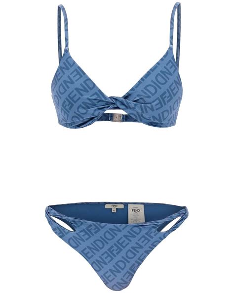 blue fendi bikini|fendace swimsuit.